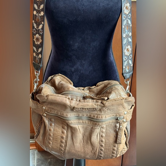 Liebeskind Handbags - Vintage Lambskin rare Liebskind Berlin bag with purposeful distressed look. Boho